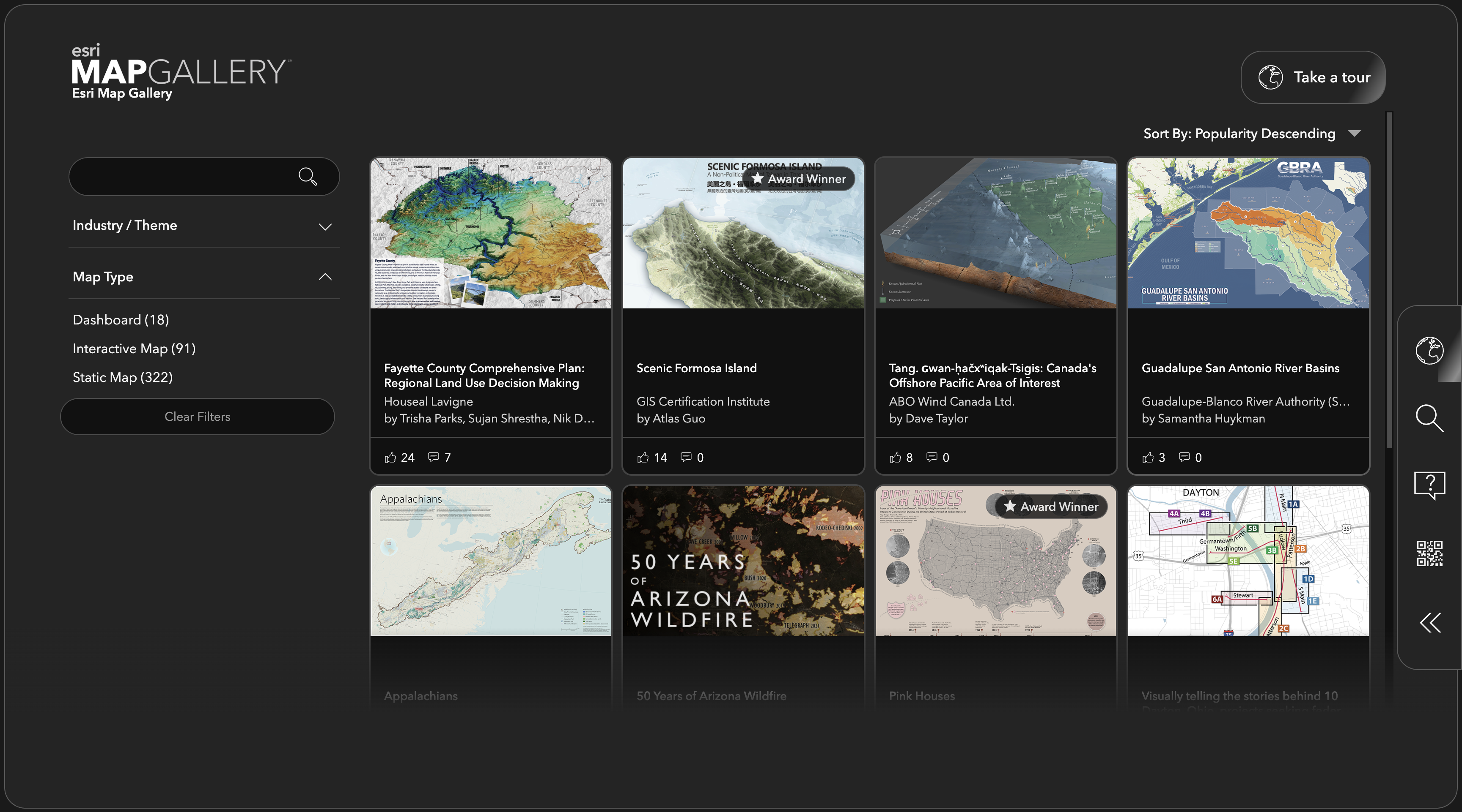 Redesigned gallery view grid